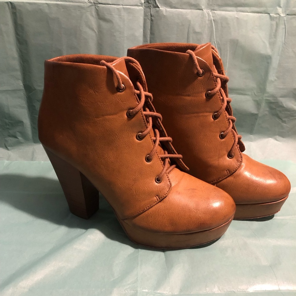 Soda Faux Leather Heels